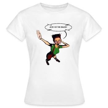 Donnez-moi la sauce - T-shirt Femme - blanc - Devant - AI Model Female 172 dark (172cm)