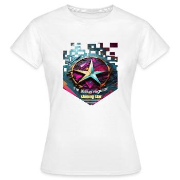 shining star - Frauen T-Shirt - Weiß - Vorne - AI Model Female 172 dark (172cm)