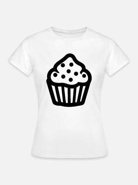 Cupcake - Frauen T-Shirt - Weiß