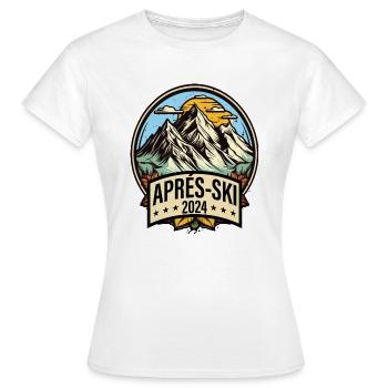 Après Ski - Women's T-Shirt - white - Front - AI Model Female 172 dark (172cm)