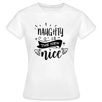 cadeau du Père Noël Père Noël truand - T-shirt Femme - blanc - Devant - AI Model Female 172 dark (172cm)
