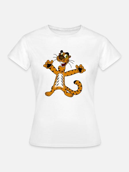 tigre - T-shirt Femme - blanc