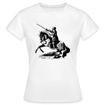 épée épée de chevalier chevalier armor118 - T-shirt Femme - blanc - Devant - AI Model Female 172 dark (172cm)