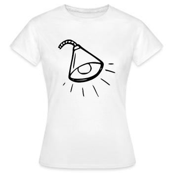 canapé canapé chaise chaise chaise table lamp lampe benc - T-shirt Femme - blanc - Devant - AI Model Female 172 dark (172cm)