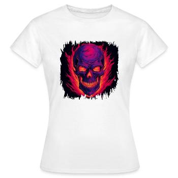 adult clothing fingers bday geek - Frauen T-Shirt - Weiß - Vorne - AI Model Female 172 dark (172cm)
