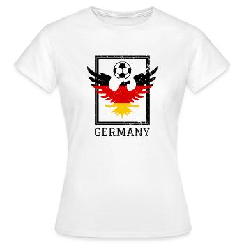 Équipe nationale allemande de football - T-shirt Femme - blanc - Devant - AI Model Female 172 dark (172cm)