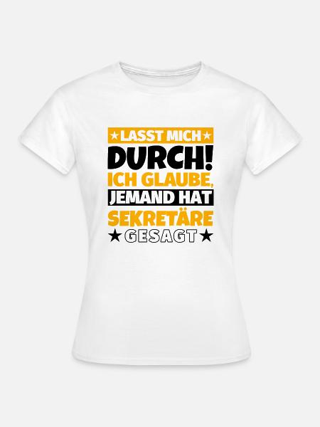 Sekretäre - Frauen T-Shirt - Weiß