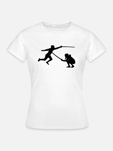Escrime - T-shirt Femme - blanc