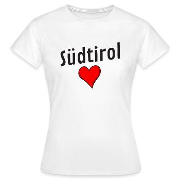 Tyrol du Sud - T-shirt Femme - blanc - Devant - AI Model Female 172 dark (172cm)