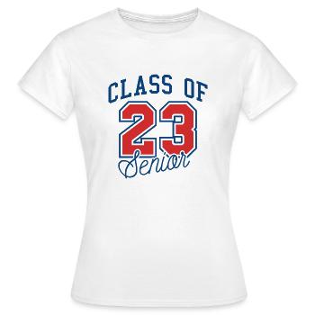 Klasse von 23 Senioren - Frauen T-Shirt - Weiß - Vorne - AI Model Female 172 dark (172cm)