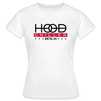 Double O capot Chiller Berlin - T-shirt Femme - blanc - Devant - AI Model Female 172 dark (172cm)