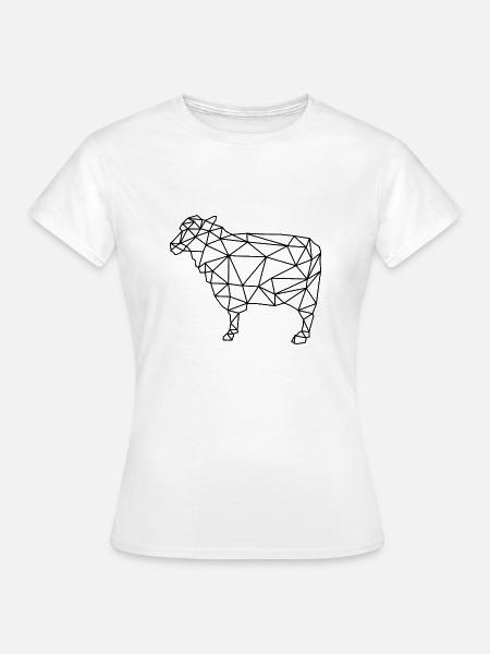 Schaf - Frauen T-Shirt - Weiß