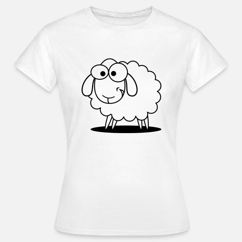 Sheep, keep-sheep - Women's T-Shirt - white