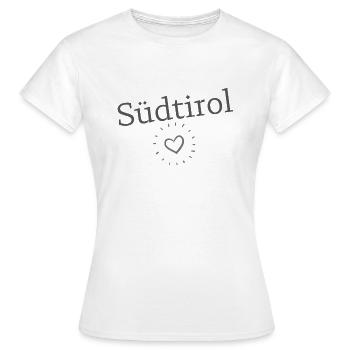Tyrol du Sud - T-shirt Femme - blanc - Devant - AI Model Female 172 dark (172cm)