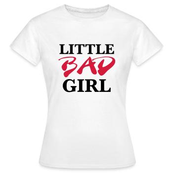 Little bad girl - T-shirt Femme - blanc - Devant - AI Model Female 172 dark (172cm)