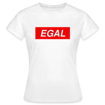 Egal Schlager Musik Fan Lustig Frech Box Rote - Frauen T-Shirt - Weiß - Vorne - AI Model Female 172 dark (172cm)