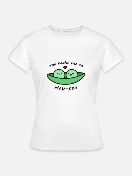 Süße Erbse - Frauen T-Shirt - Weiß