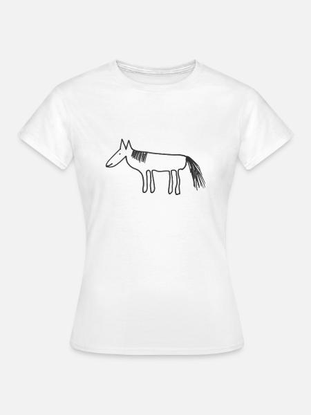 Pferd - Frauen T-Shirt - Weiß