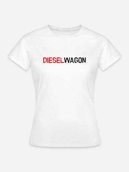 Dieselwagen - Frauen T-Shirt - Weiß
