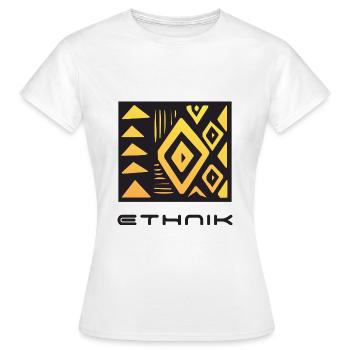 Ethnic Africa Africa - Women's T-Shirt - white - Front - AI Model Female 172 dark (172cm)