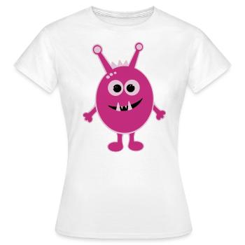 Monster - Frauen T-Shirt - Weiß - Vorne - AI Model Female 172 dark (172cm)