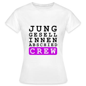 Hen Party Crew Hen - Women's T-Shirt - white - Front - AI Model Female 172 dark (172cm)