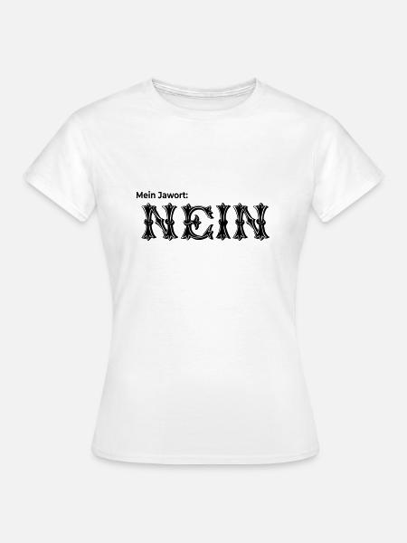 Mein Jawort - Frauen T-Shirt - Weiß