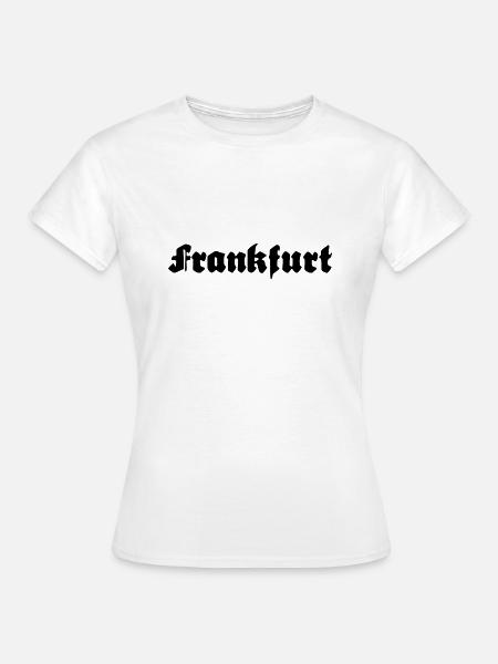 Frankfurt - Frauen T-Shirt - Weiß