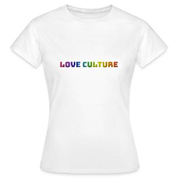 Culture d'amour - T-shirt Femme - blanc - Devant - AI Model Female 172 dark (172cm)