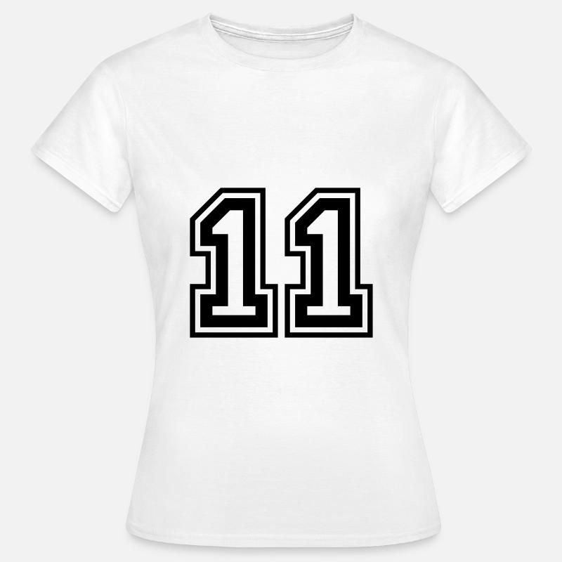 Numero 11 - Maglietta da donna - bianco
