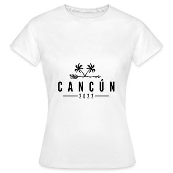 Cancun 2022 - Women's T-Shirt - white - Front - AI Model Female 172 dark (172cm)