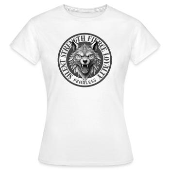 Force silencieuse - T-shirt Femme - blanc - Devant - AI Model Female 172 dark (172cm)