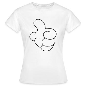ok - Frauen T-Shirt - Weiß - Vorne - AI Model Female 172 dark (172cm)