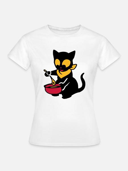 Georgie Schüssel - Frauen T-Shirt - Weiß