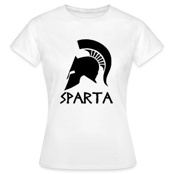 Sparta - Frauen T-Shirt - Weiß - Vorne - AI Model Female 172 dark (172cm)
