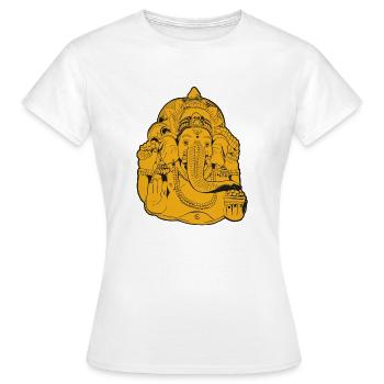 Ganesha - Frauen T-Shirt - Weiß - Vorne - AI Model Female 172 dark (172cm)