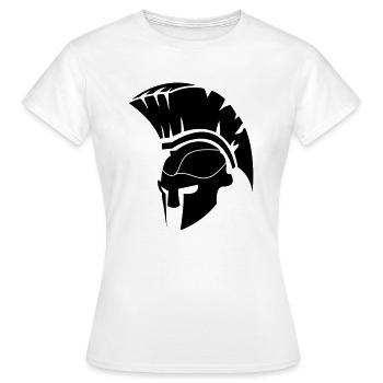 spartan - Frauen T-Shirt - Weiß - Vorne - AI Model Female 172 dark (172cm)
