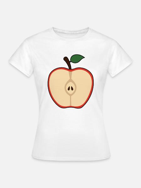 Apfel - Frauen T-Shirt - Weiß