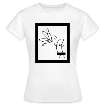 Fun Fun Funny - Women's T-Shirt - white - Front - AI Model Female 172 dark (172cm)