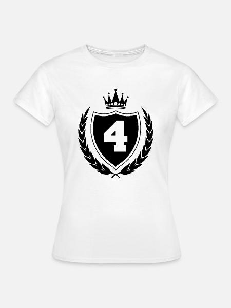 wappen 4 - Frauen T-Shirt - Weiß