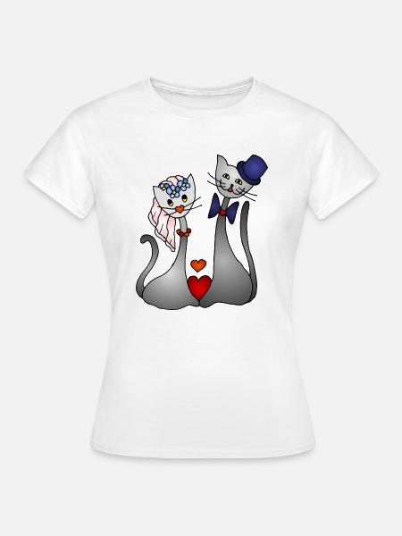 Katzen - Frauen T-Shirt - Weiß