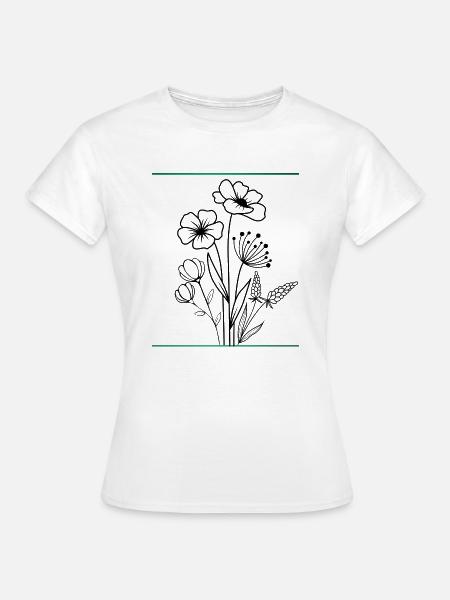 Blumenstrauß - Frauen T-Shirt - Weiß