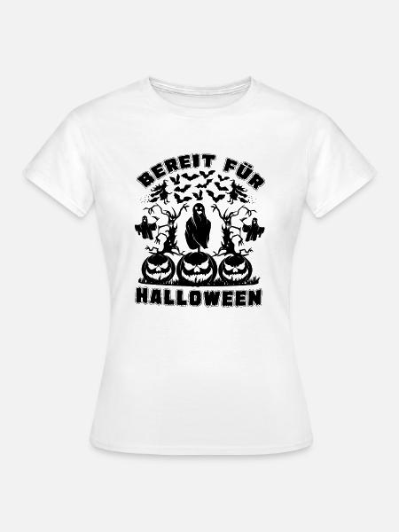Halloween2a - Frauen T-Shirt - Weiß