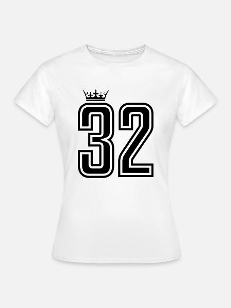 32 krone - Frauen T-Shirt - Weiß