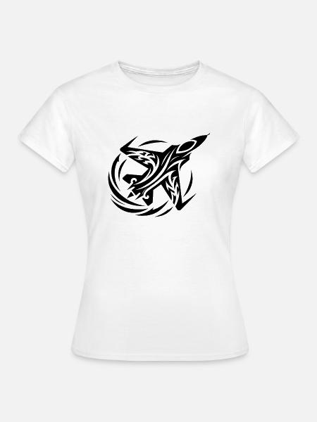 Modellflugzeug ferngesteuertes Kampfflugzeug - Frauen T-Shirt - Weiß