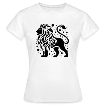 Elegant lion with wild mane - Women's T-Shirt - white - Front - AI Model Female 172 dark (172cm)