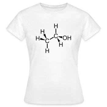 Alkohol - Frauen T-Shirt - Weiß - Vorne - AI Model Female 172 dark (172cm)