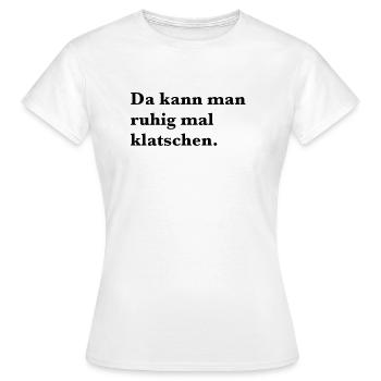 On peut applaudir - Allemagne - T-shirt Femme - blanc - Devant - AI Model Female 172 dark (172cm)
