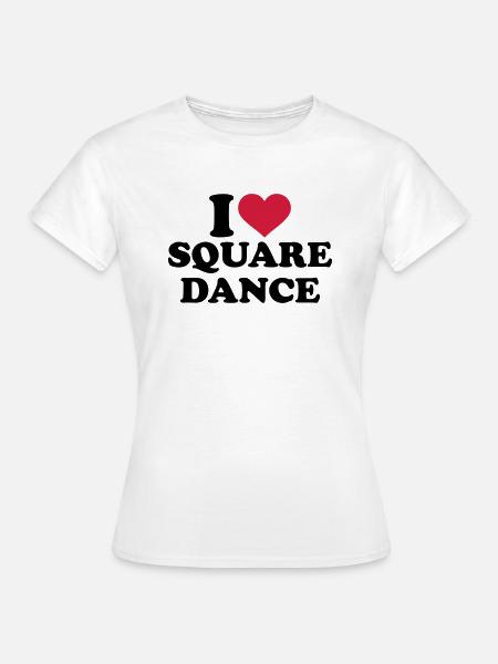 Square dance - Frauen T-Shirt - Weiß