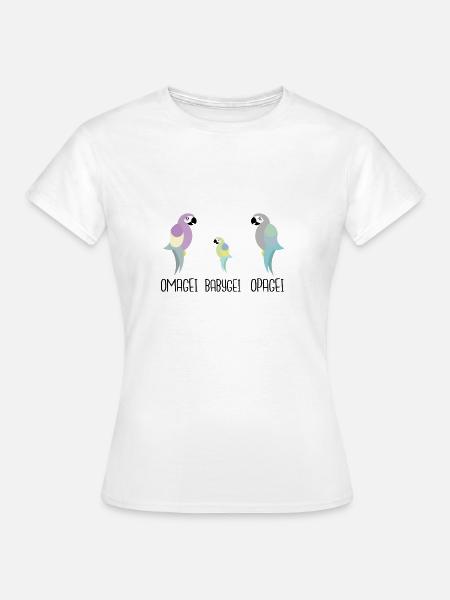 Ihr werdet Großeltern: Omagei und Opagei - Frauen T-Shirt - Weiß